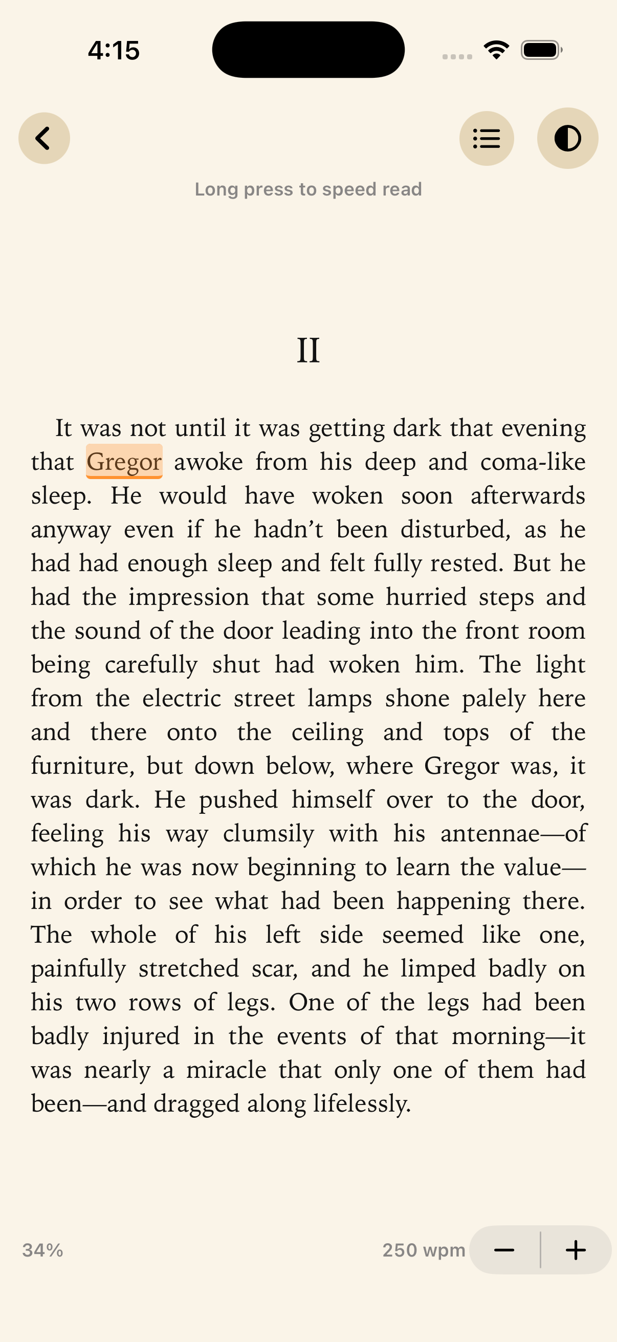 Light mode ebook page